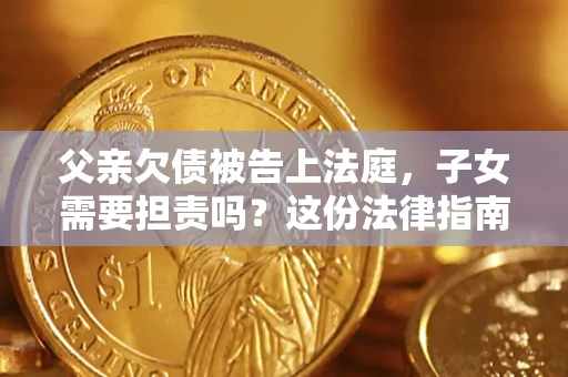 武汉父亲欠债被告上法庭，子女需要担责吗？这份法律指南必须看完