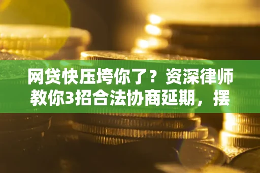 武汉网贷快压垮你了？资深律师教你3招合法协商延期，摆脱暴力催收！