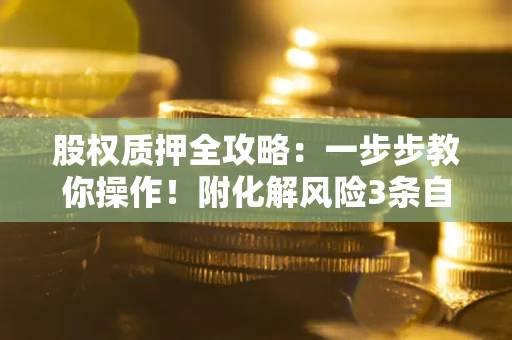 武汉股权质押全攻略：一步步教你操作！附化解风险3条自救法则