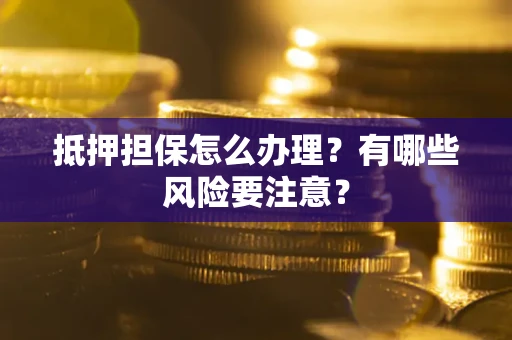 武汉抵押担保怎么办理？有哪些风险要注意？