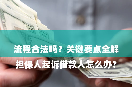 武汉

担保人起诉借款人怎么办？流程合法吗？关键要点全解析