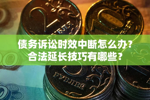 武汉债务诉讼时效中断怎么办？合法延长技巧有哪些？